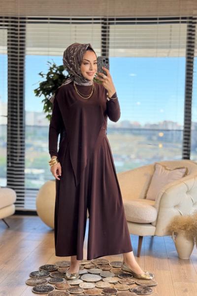 4214 İrem Asimetrik Takım Kahve