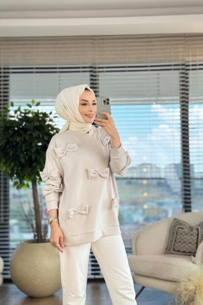 4285 Fiyonk Bluz Bej