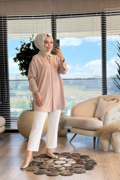 4460 Adin Gömlek Bej