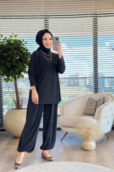 5218 Yasemen Takım Siyah