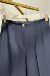 5566 Paradise Paça Düğmeli Pantolon Lacivert