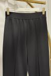 5586 Madrid İspanyol Paça Pantolon Siyah