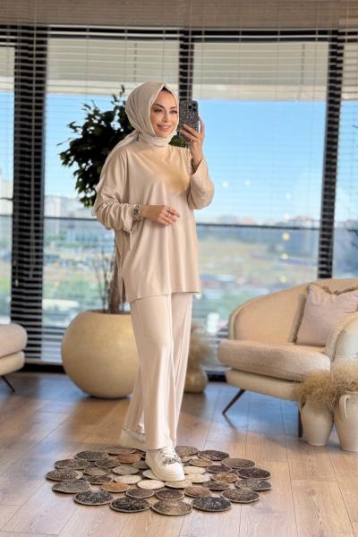 5862 Beyda Takım Bej