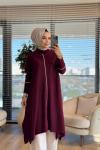 5865 Sırma Triko Panço Bordo