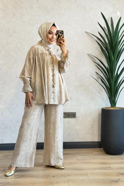 74018 Meltem Takım Bej