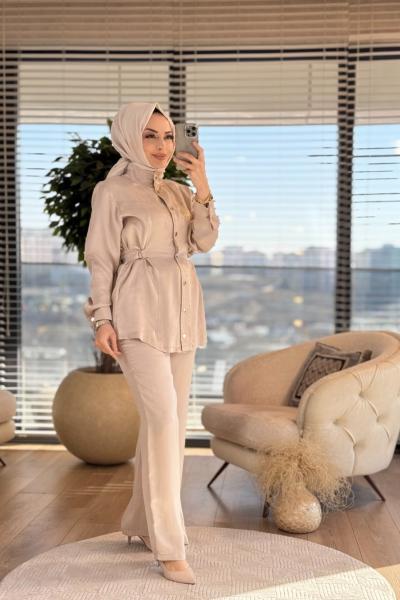 8514 Ön Çıtçıtlı Bel Kuşaklı Takım Taş