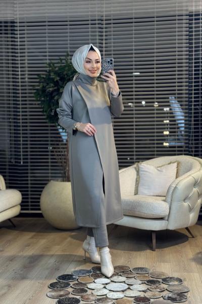 HWN6268 Scuba Verev Kesim Takım Vizon