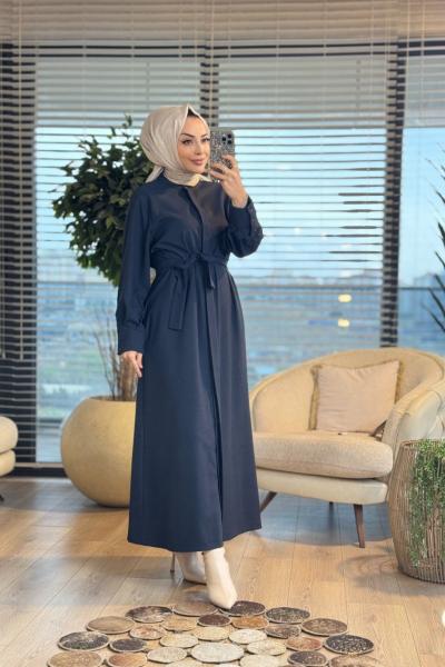 MRW1543 Mua Elbise Lacivert