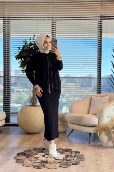 MRW1553 Heidi Takım Siyah