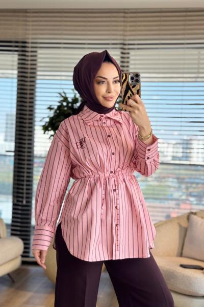 MRW1627 Old Retro Gömlek Pudra