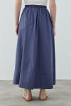 MRW1631 New Poplin Etek İndigo