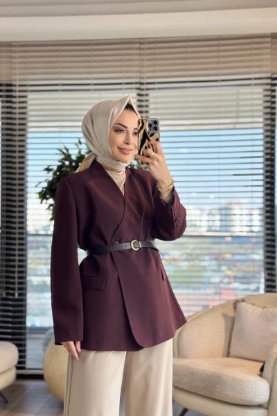 MRW1801 Ceremony Ceket Bordo