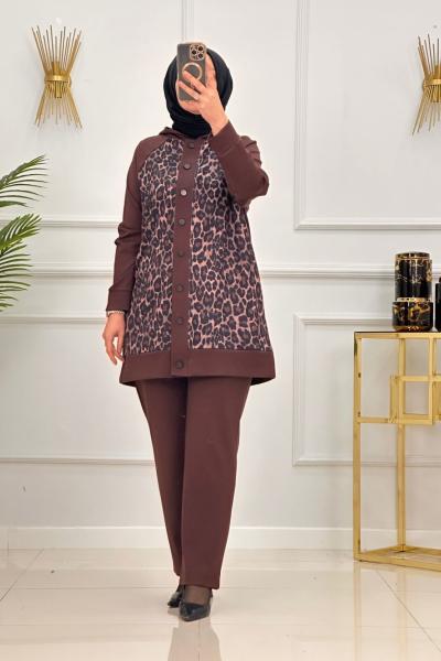 GÜLİSTAN TAKIM-KAHVERENGİ