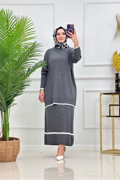 İLAYDA ETEKLİ TAKIM-GRİ