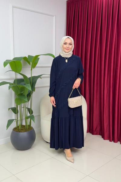 SELEN ELBİSE - LACİVERT