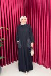 SUNNY ELBİSE - SİYAH