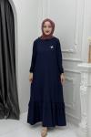Asmin Elbise Lacivert