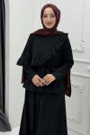 Betül Etek Takım Siyah