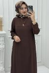 Dilek Elbise Kahverengi