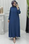 Dilek Elbise İndigo Mavi