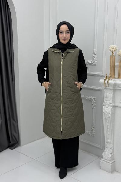 Eda Şişme Yelek Haki