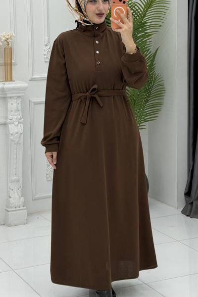Feyza Elbise Kahverengi