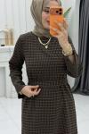 Neşe Elbise Kahverengi